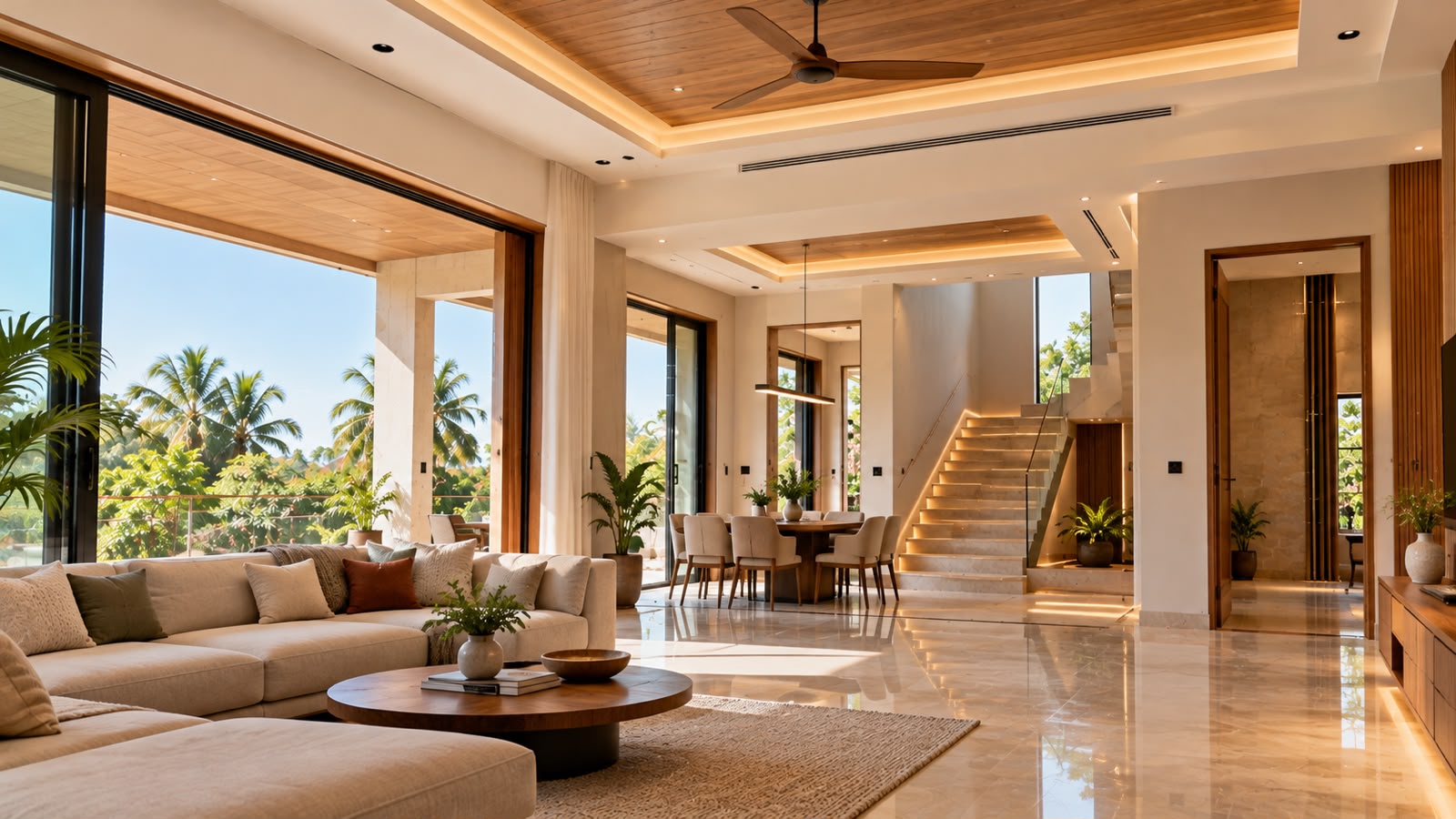 Architectural site progress review by Designs R Us, Thrissur, Kerala
