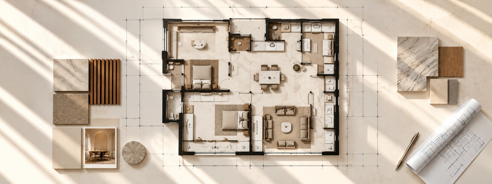 Space planning and home layout design by Designs R Us, Thrissur, Kerala